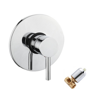 JVK Single Handle Black UPC Bathroom Shower Mixer Valves Brass Concealed Shower Faucet