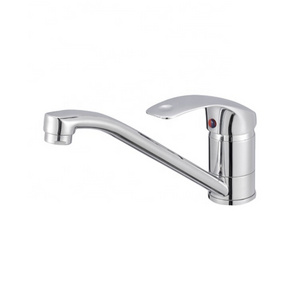 Cheap Solid Brass Single Handle Kitchen Tap Long Neck Kitchen Sink Faucet