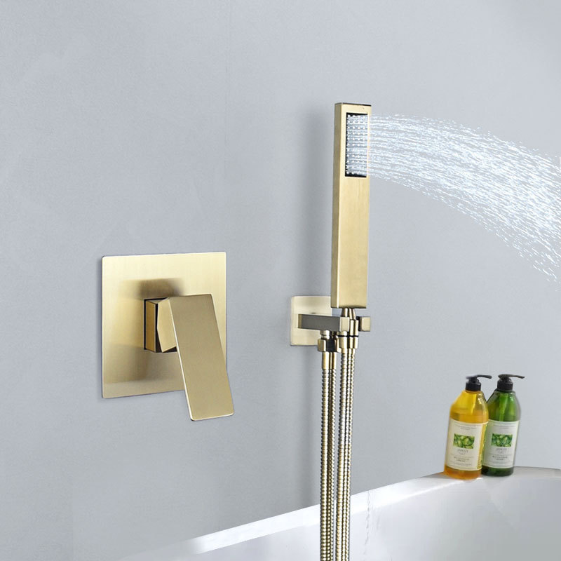 Bathroom Hot Cold Wall-mount Rough-in UPC Shower Mixer Valve and Trim Kit for Shower Mixer