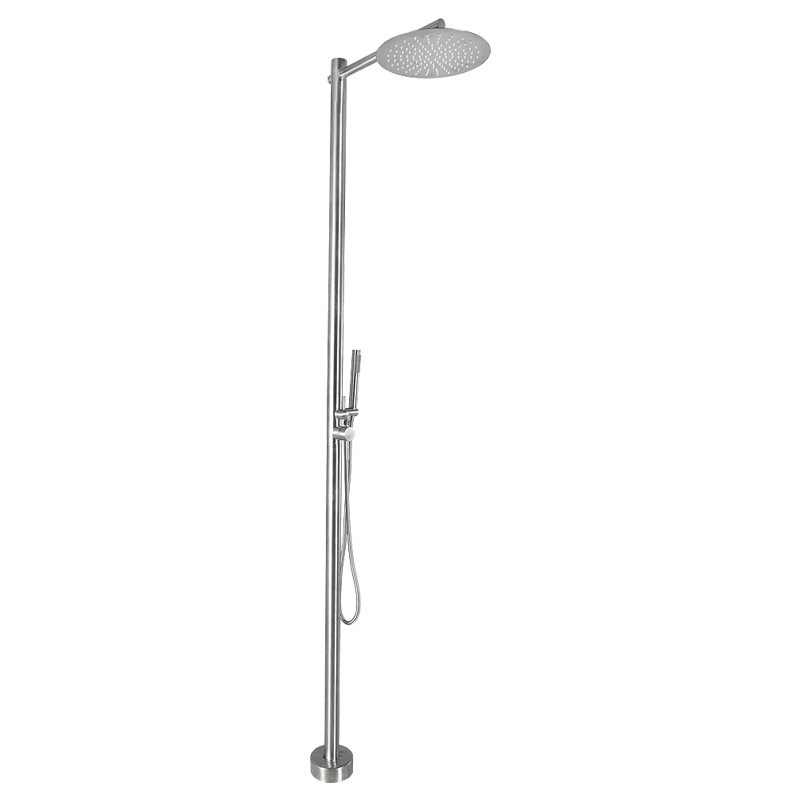 Outdoor Rustproof Inox 304 Freestanding Garden Shower System Panel Swimming Pools Stainless Steel Showers Column