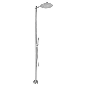 Outdoor Rustproof Inox 304 Freestanding Garden Shower System Panel Swimming Pools Stainless Steel Showers Column