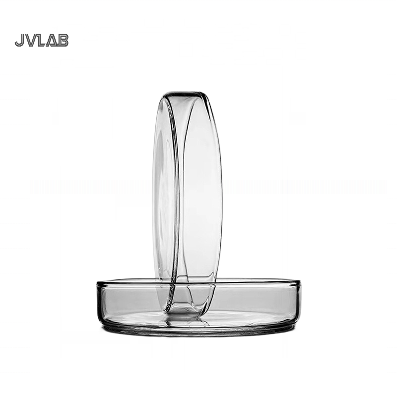 Glass Petri Dish Reusable Clear Culture Dish High Quality Borosilicate Glass Laboratory Petri Dish With Cover 60 75 90 100 mm