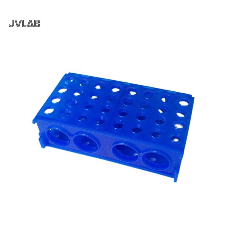 PP Racks Multi-purpose Test Tube Holder Plastic Centrifuge Tube Stand 4-sides Laboratory Holder Lab Supplies