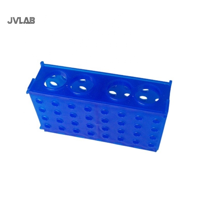 PP Racks Multi-purpose Test Tube Holder Plastic Centrifuge Tube Stand 4-sides Laboratory Holder Lab Supplies