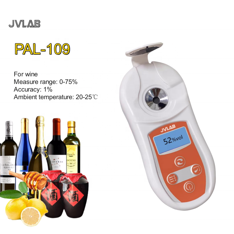 Digital Fruit Brix Meter High-precision Sugar Content Detector Honey Refractometer Range 0-90% Salinometer Alcohol Meter