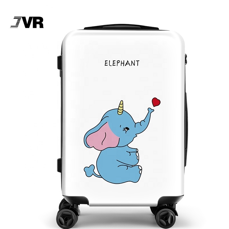 20 Inch Trolly Luxury Business Bags Travel Bags Custom Expandable Abs Girls Luggage For Kids / Children