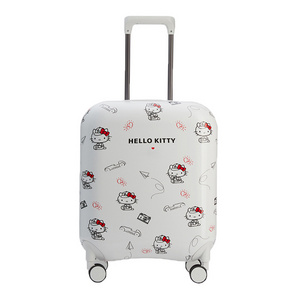 Hard Shell Cartoon Carry On Children Trolley Case Suitcase Bag Travel Carrier Luggage With Valise