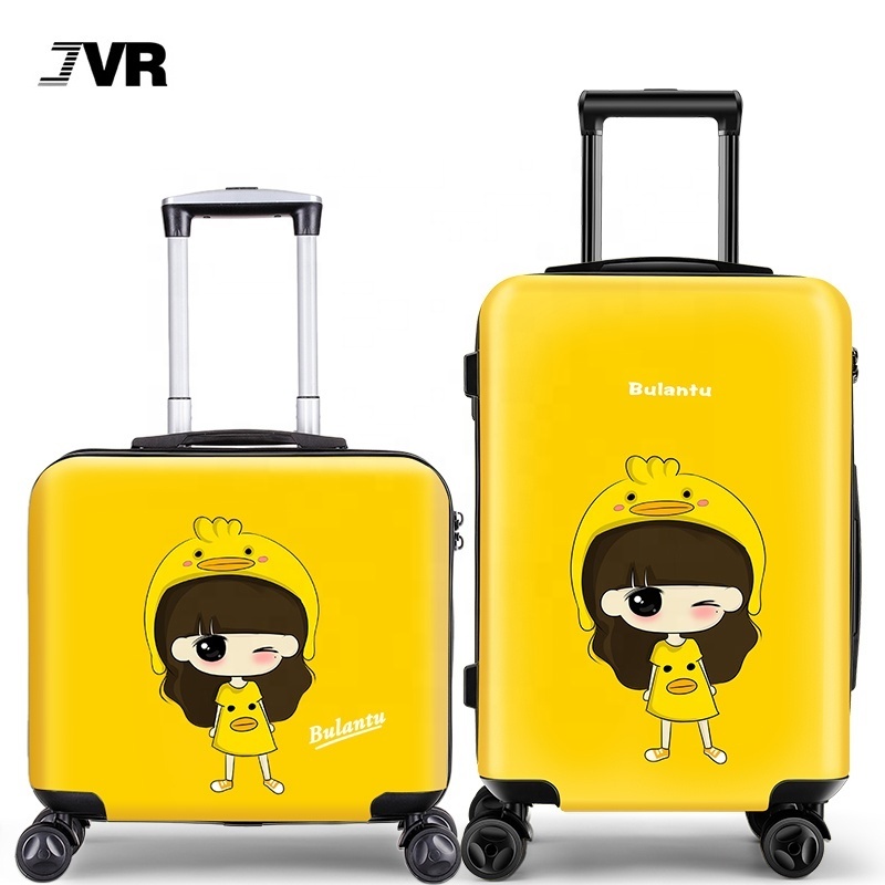 20 Inch Trolly Luxury Business Bags Travel Bags Custom Expandable Abs Girls Luggage For Kids / Children