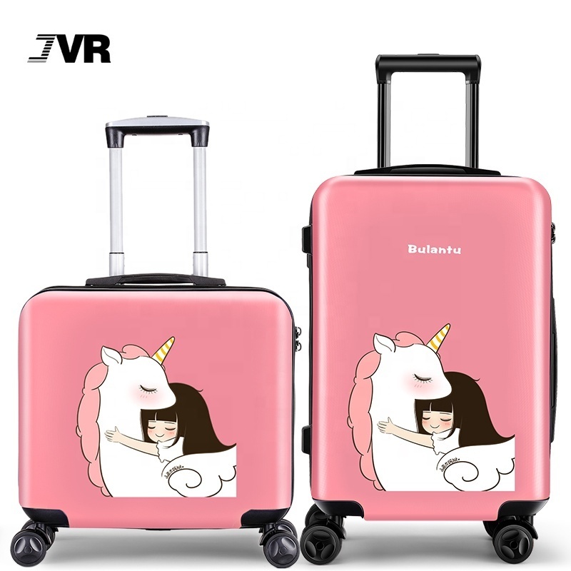 20 Inch Trolly Luxury Business Bags Travel Bags Custom Expandable Abs Girls Luggage For Kids / Children