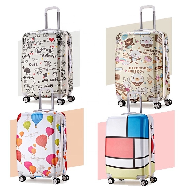 2019 best hard case carry on luggage trolley suitcase for kids / children luggage trolley bags