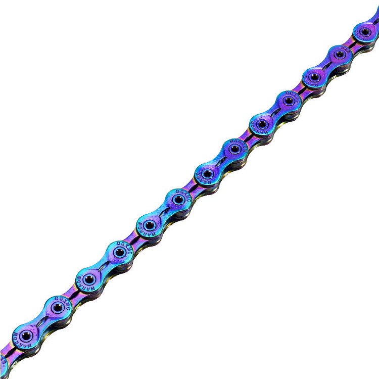 2021 SUMC 9/10/11/12 Speed Rainbow Chain Bicycle Chain Full Hollow Mountain Road Bike Chain