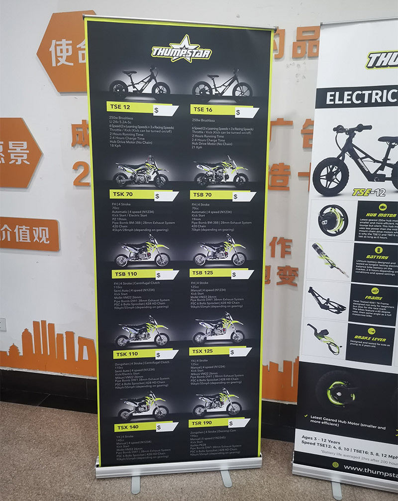 80x200cm Trade show Retractable Advertising Roll Up Banner Stand Display Pull up Banner