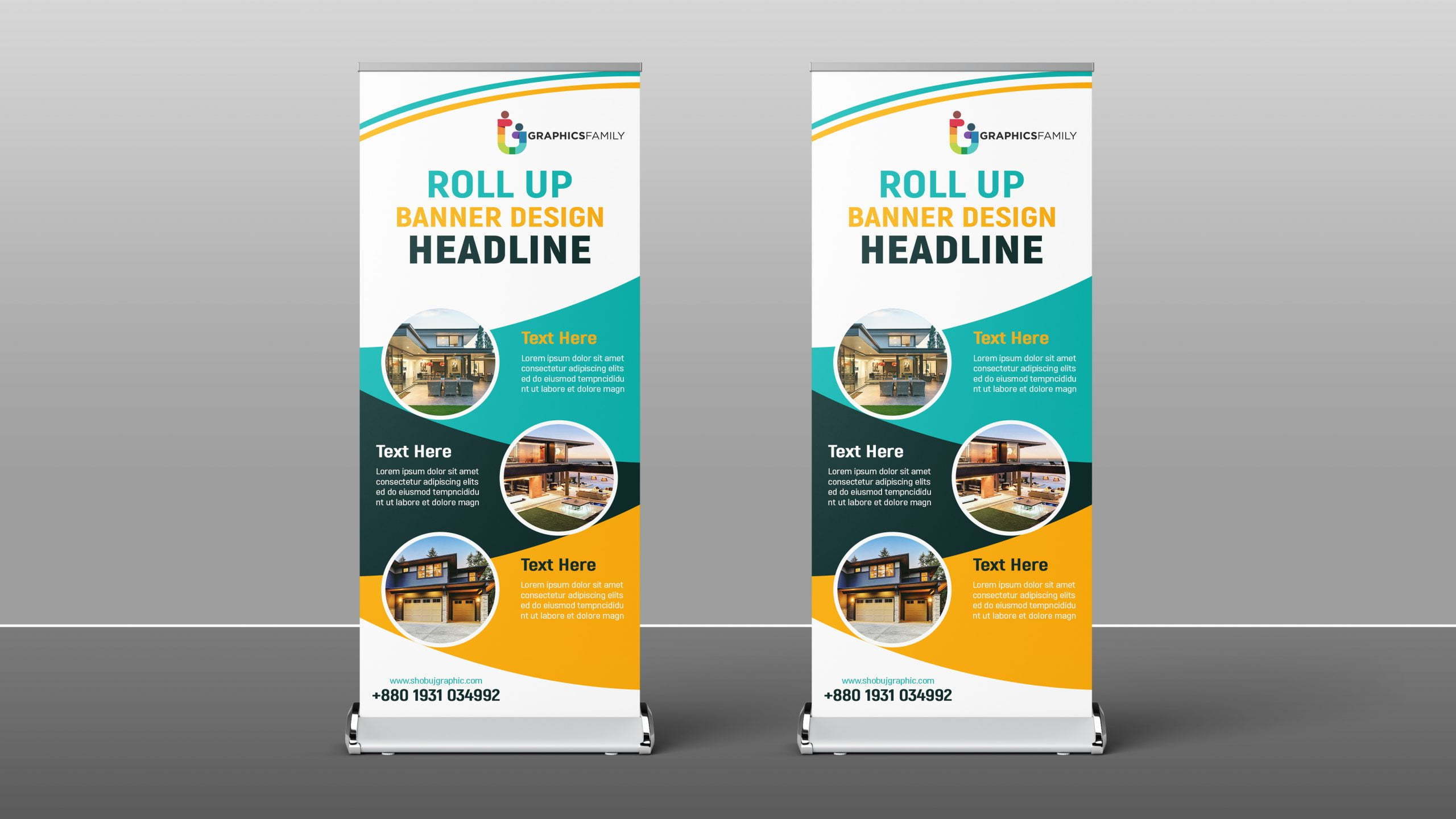 Pull Up Stand Portable Advertising Display Stand Booth Promotion Event Trade Show Rollup Banner Stand