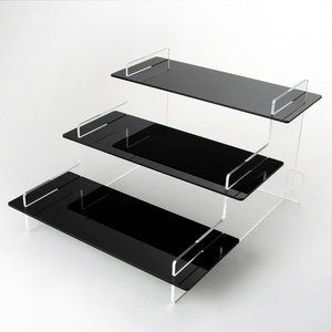 3C Electronic products display stand Kits Pod Device Cartridge Countertop Transparent Acrylic Display Shelf