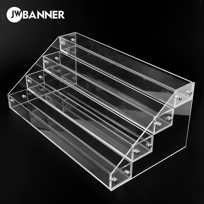 3C Electronic products display stand Kits Pod Device Cartridge Countertop Transparent Acrylic Display Shelf