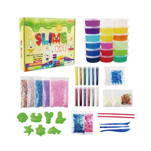 Jumbo Slime Party Favors Gift Kids Art Craft Kit DIY Butter Crystal Slime Making Kit