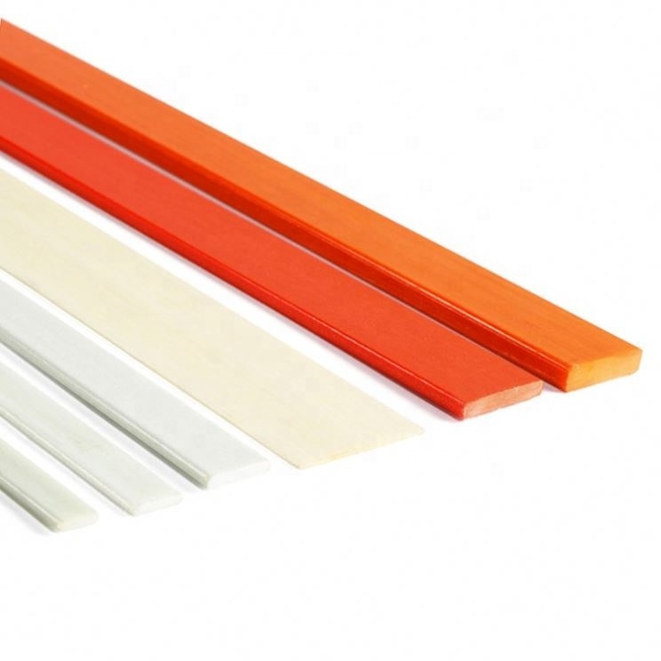 1Mm 2Mm Solid Fiberglass Pole Rod, FRP GRP Rectangular Tube Pipe Price, Fiber Glass Reinforced Plastic Stick Strip