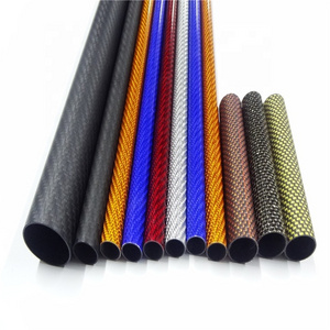 3k carbon fiber tubes, carbon fiber pipes, colored carbon fiber tubes