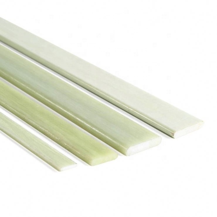 1Mm 2Mm Solid Fiberglass Pole Rod, FRP GRP Rectangular Tube Pipe Price, Fiber Glass Reinforced Plastic Stick Strip