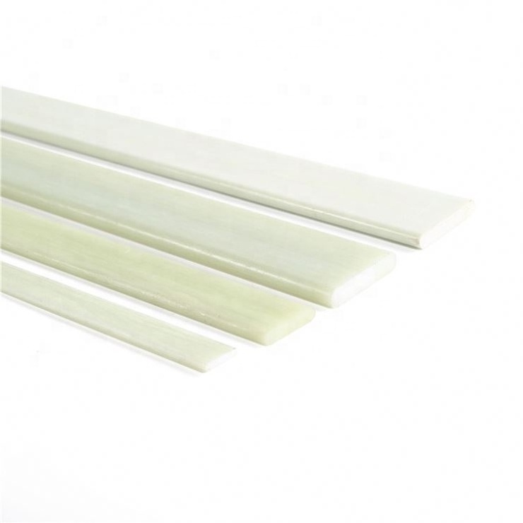 1Mm 2Mm Solid Fiberglass Pole Rod, FRP GRP Rectangular Tube Pipe Price, Fiber Glass Reinforced Plastic Stick Strip