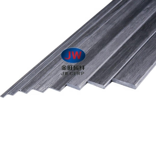 High stability carbon fiber prepreg reinforced strip/flat bar