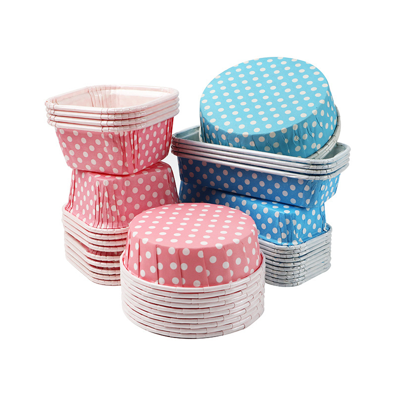 Kitchen Bakeware Rectangular Carbon Steel Natural Disposable Cupcake Paper Baking Cups For Cake