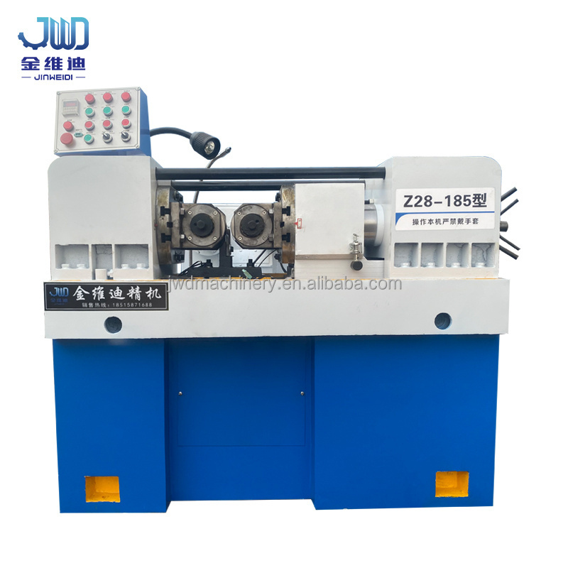 Factory Automatic 4-50mm Round Bar Screw Rib Metal Rebar Rod Threading Machine Customized Automatic Feeding And Rolling Machine