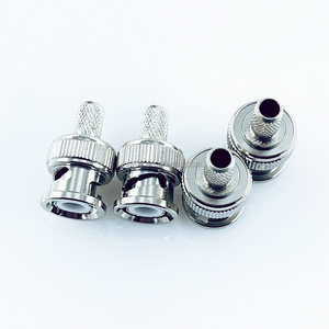 BNC Male Crimp RF Connector for rg223/rg400/LMR200 Cable