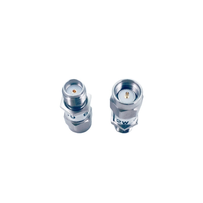 2W 3db DC-6G Stainless Steel SMA  Attenuator 1db.2db.3db.5db.6db.10db.20db.30db.40db.50db coaxial fixed attenuator