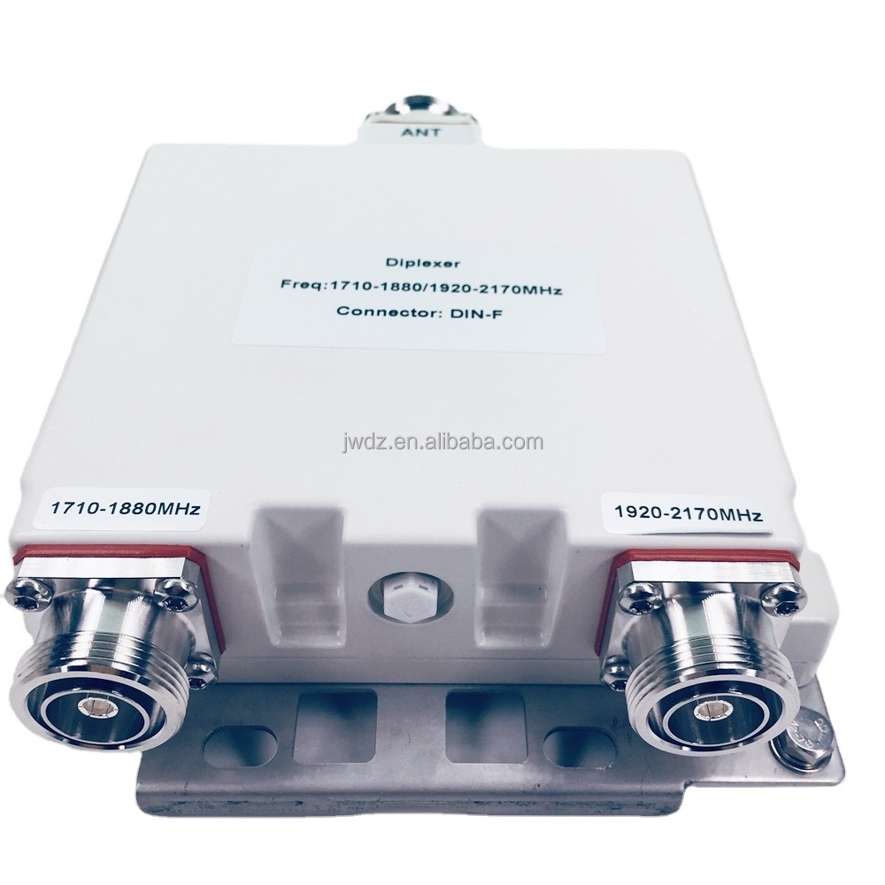 1710-2170MHz/1800-2100Mhz DIN Female RF Passive Diplexer Combiner