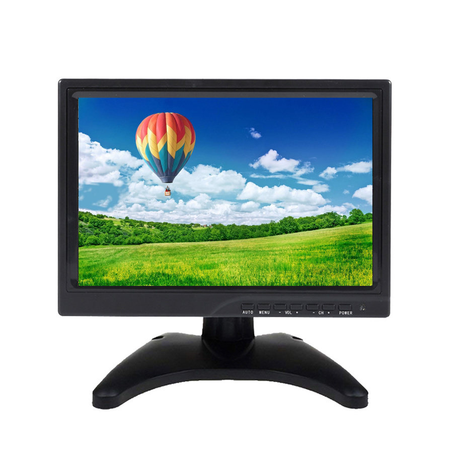 1280X800 10 inch LCD Monitor CCTV Monitor with BNC HDMI VGA USB AV input