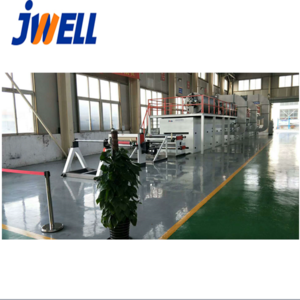 JWELL-China XPE IXPE  plastic plate sheet  making machine  XPE IXPE foaming  carpet sheet extrusion