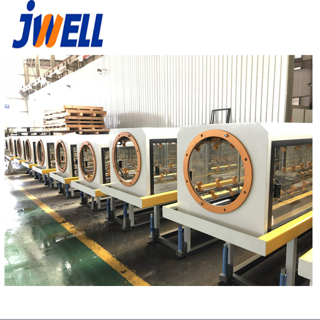 JWELL - PE PP PVC Extruder Double Wall Corrugated Pipe Production Line