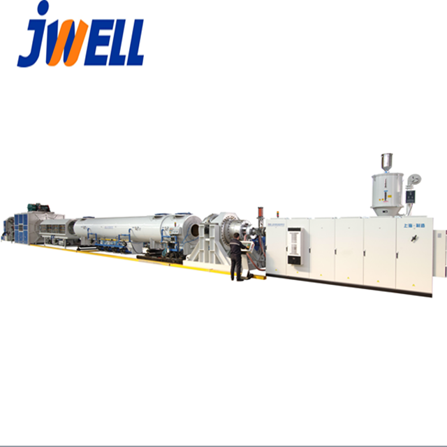 JWELL - PE PP PVC Extruder Double Wall Corrugated Pipe Production Line