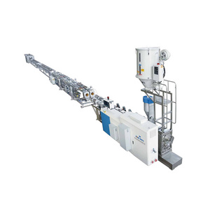 jwell PO(PP-R,PE-RT,PpB) polyolefin one die double out tube high speed energy saving pipe extrusion production line