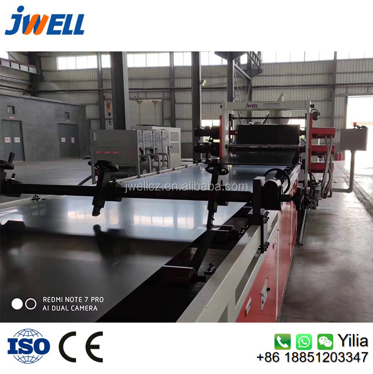 Jwell PVC calendering machine plastic pvc sheet extrusion machine