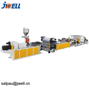 Jwell PVC calendering machine plastic pvc sheet extrusion machine