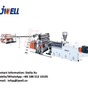 Jwell PVC Foaming Extrusion Line for exhibition board picture frame  Chemical Foaming Method