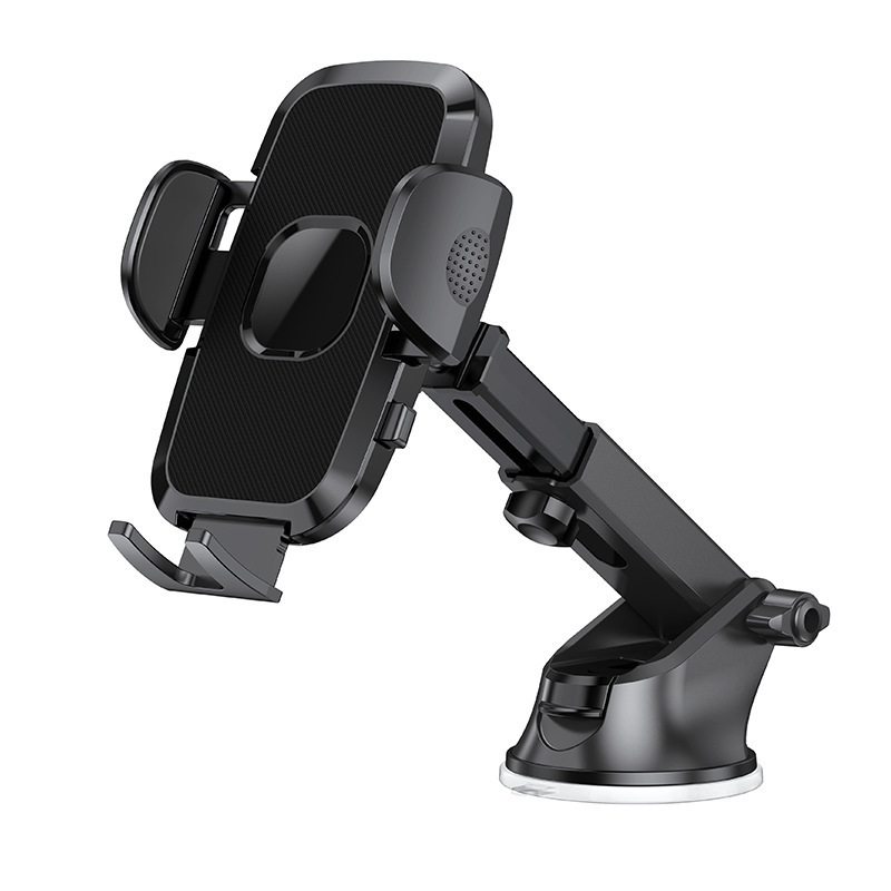 Car Mounted Mobile Phone Holder With Large Suction Cup And Multi-Directional Adjustment For Mobile Phone Navigation Stand