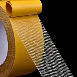 Cloth based double-sided tape high viscosity no trace yellow transparent mesh carpet stitching double-sided tape