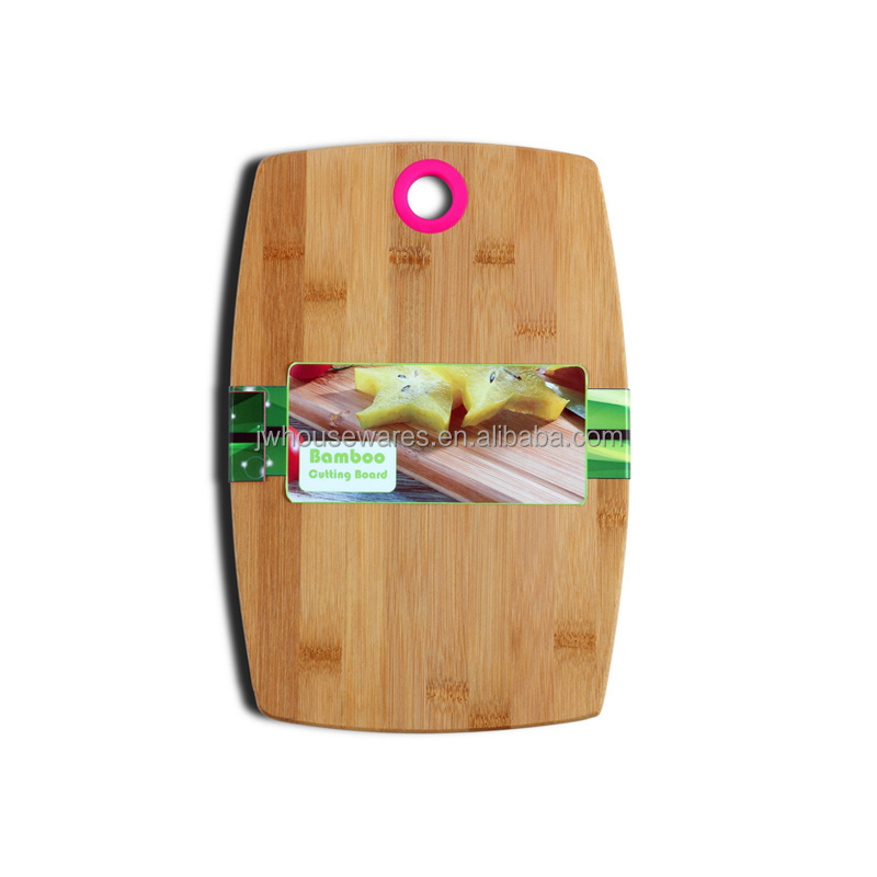 JOYWAVE New product best organic bamboo cutting chopping board blocks with silicone