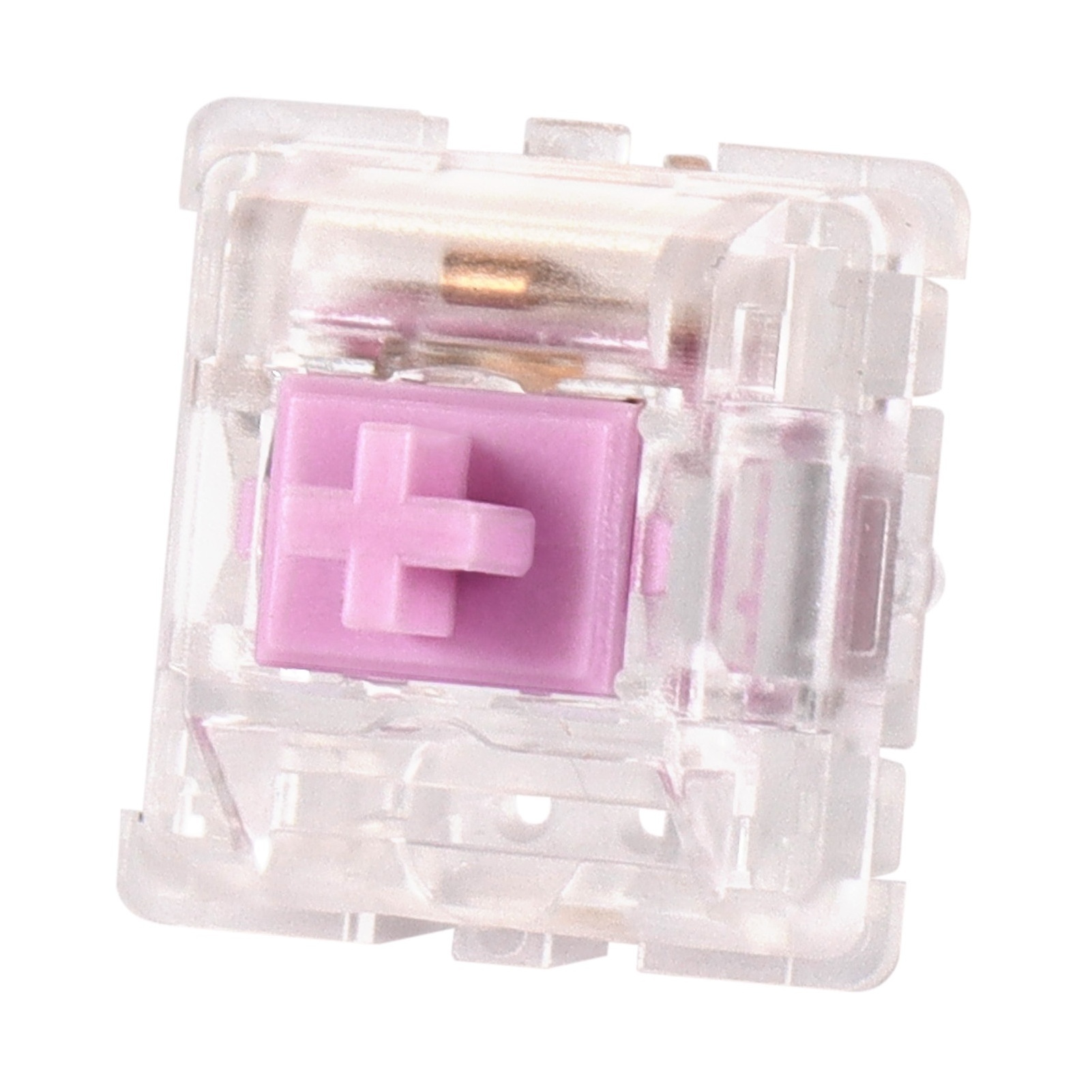 JWICK Mechanical Linear Keyboard Switch Opener JWK Creamy Pink L3 65g with Transparent Housing Key switch for Cherry MX