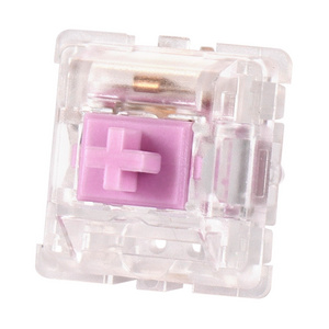 JWICK Mechanical Linear Keyboard Switch Opener JWK Creamy Pink L3 65g with Transparent Housing Key switch for Cherry MX