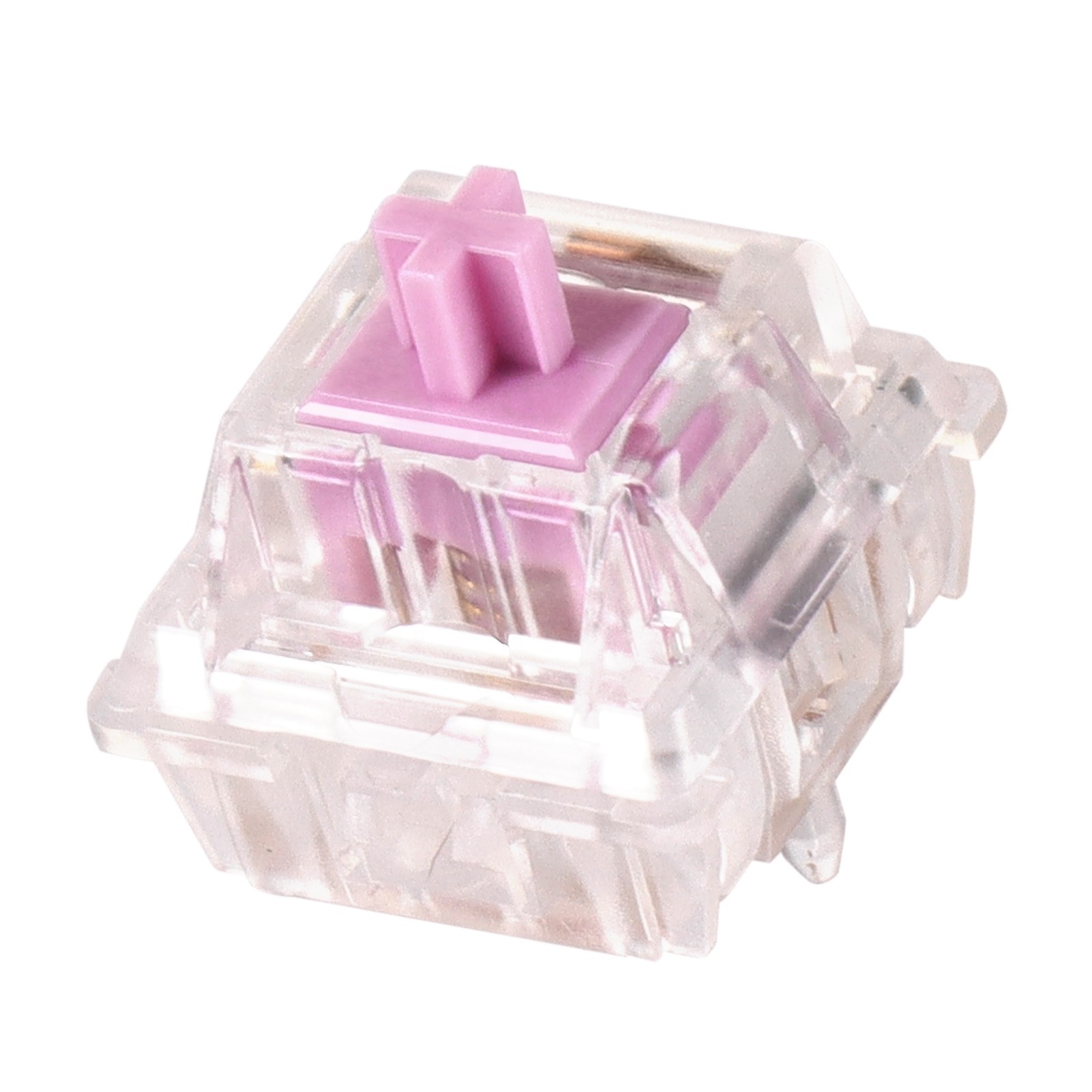 JWICK Mechanical Linear Keyboard Switch Opener JWK Creamy Pink L3 65g with Transparent Housing Key switch for Cherry MX