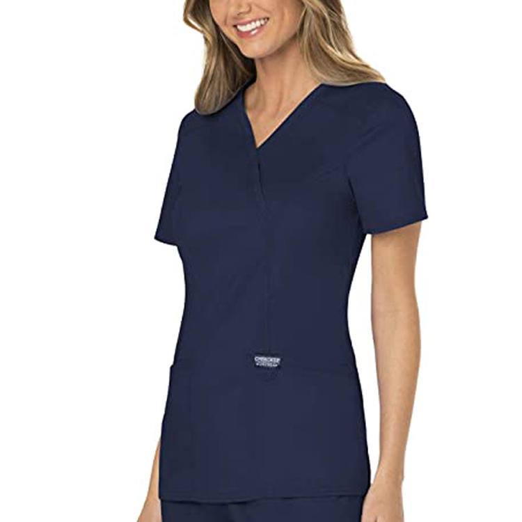 New Style Wholesale Custom Medical Navy Scrubs Pants Uniforms Sets Fit Jogger Hospital Uniforms Female Nursing Scrub Sets