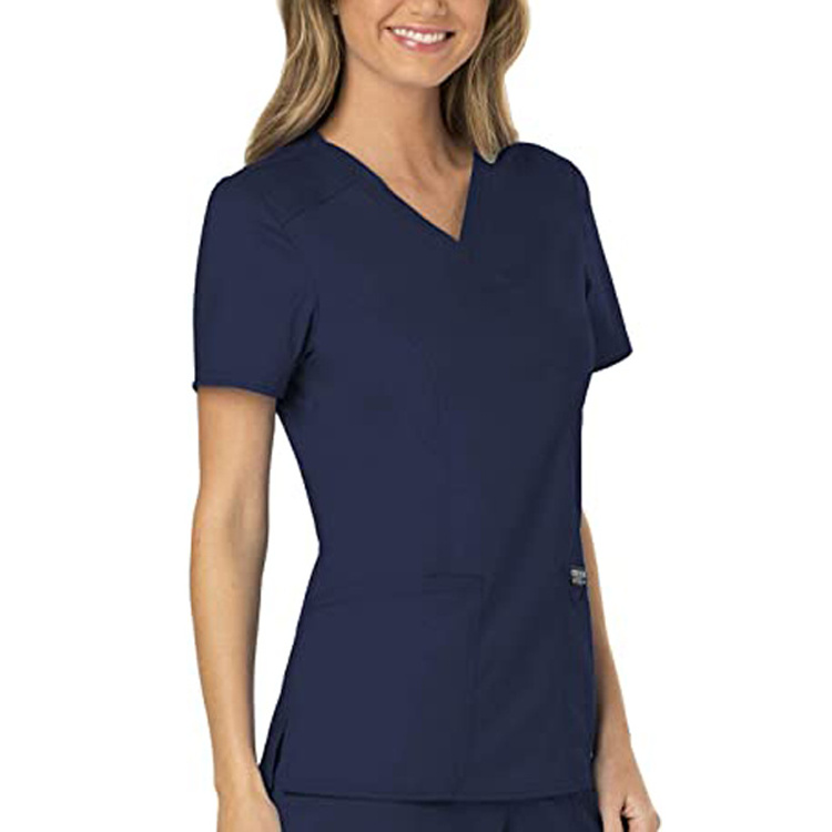 New Style Wholesale Custom Medical Navy Scrubs Pants Uniforms Sets Fit Jogger Hospital Uniforms Female Nursing Scrub Sets