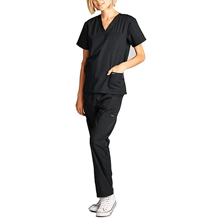 Cheap Hospital Medical Scrubs Uniforms Jumpsuit Wholesale Spandex And Rayon Short Sleeve Medical Uniforms Nursing Scrubs Sets