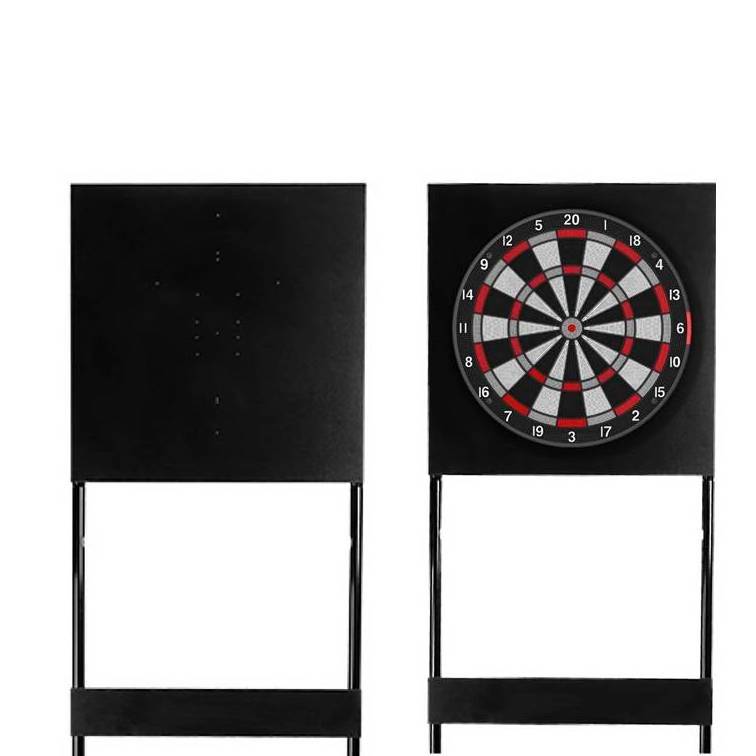 portable dartboard stand with board