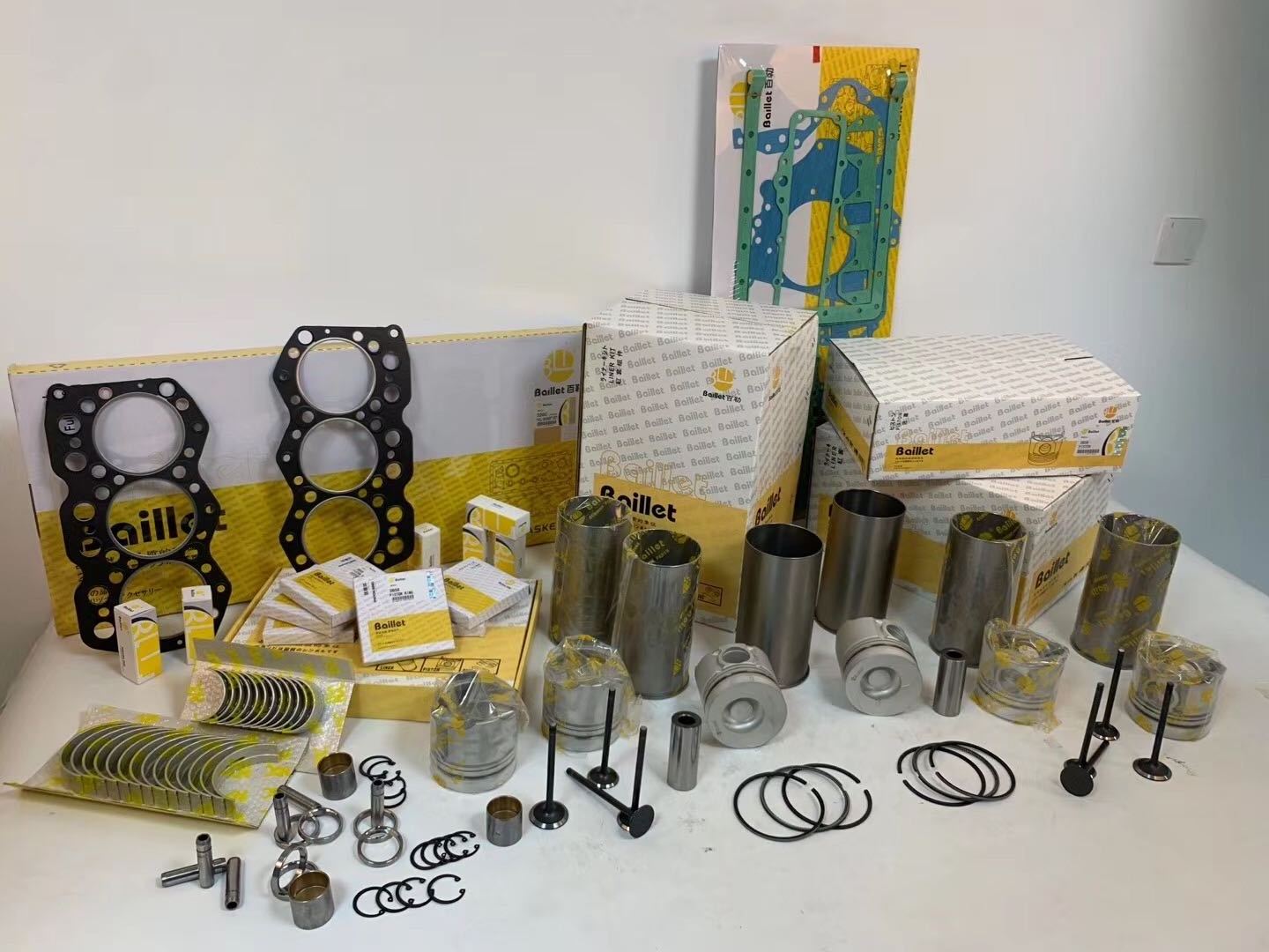 Engine Parts Excavator Diesel Engine D6d D6e D7d D7e Cylinder Liner Piston Kit/ Liner Set For Volvo Parts