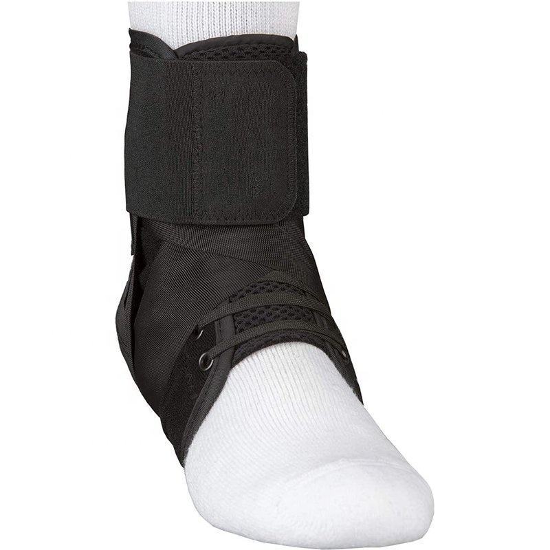 Adjustable Lace Up Protector ankle foot support orthosis brace for sprains Orthopedic ankle brace wraps